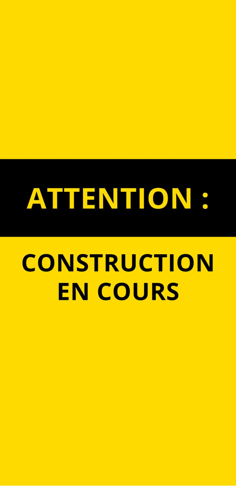 travaux en cours